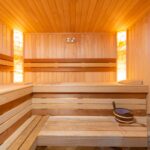 Entspannungs-Yoga in der Sauna